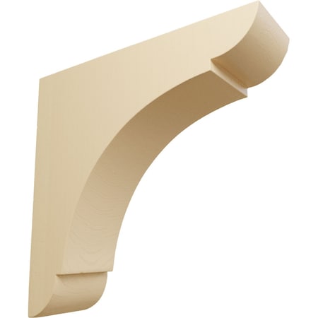 Ekena Millwork 1 3/4"W x 6"D x 6"H Small Olympic Wood Bracket, Maple BKTW01X06X06OLMA